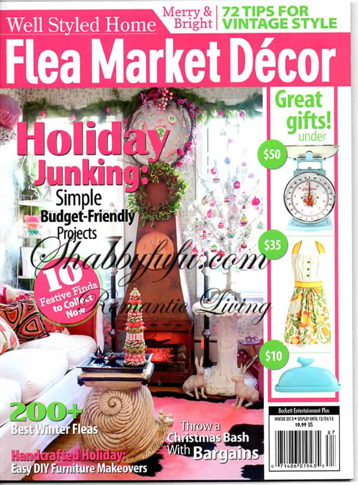 Published Christmas Shoot – Flea Market Decor Magazine