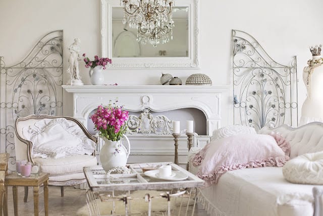 Romantic & Elegant Styling Tips And Seasonal Changes….January Living Room