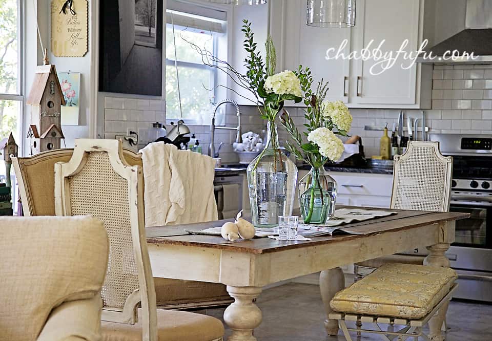 French country decor in Texas - a french style kitchen setting