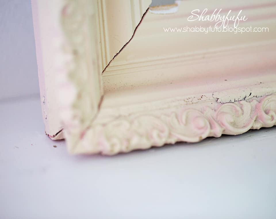french pink picture frame
