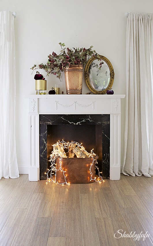 Fake Fireplace Idea | When You Don't Have A Real One ...