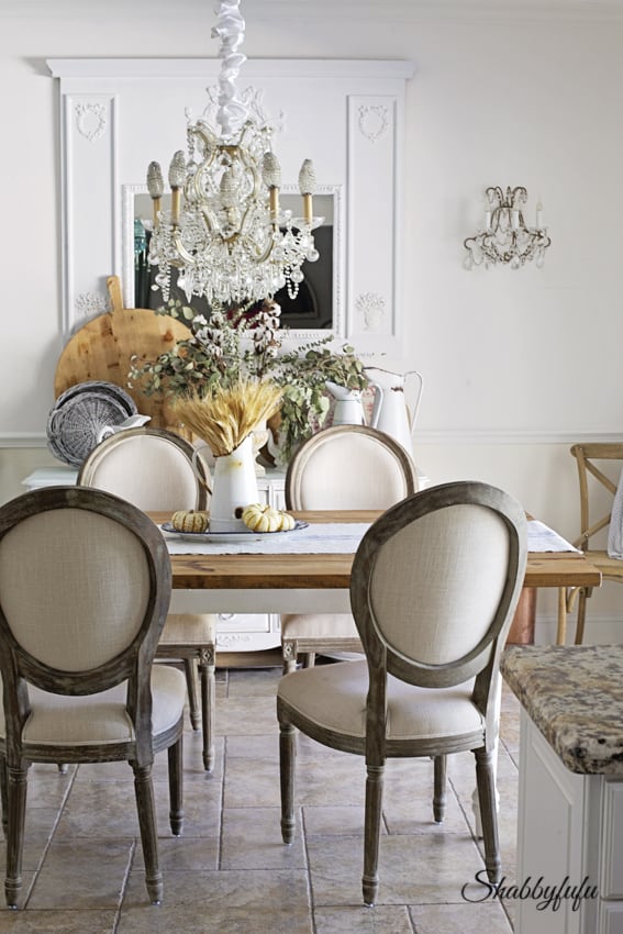 Chair Slipcovers To Change The Look Of A Dining Room
