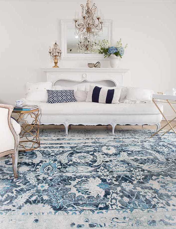 navy blue rug french home 