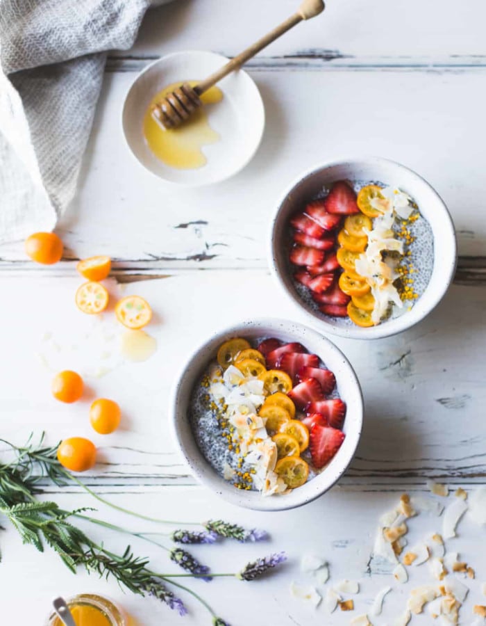 healthy breakfast bowls chia pudding
