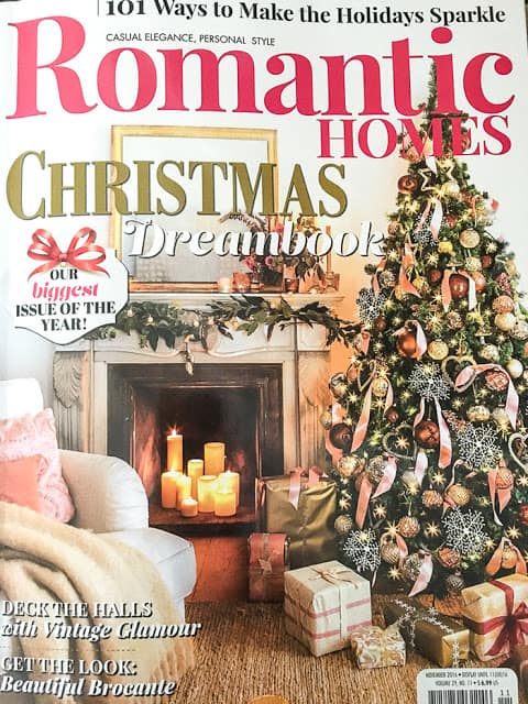 romantic homes magazine christmas 2016