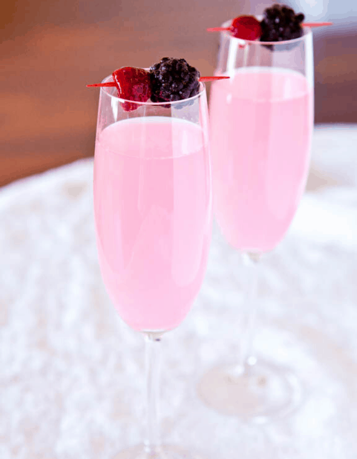 pretty and pink cocktails
