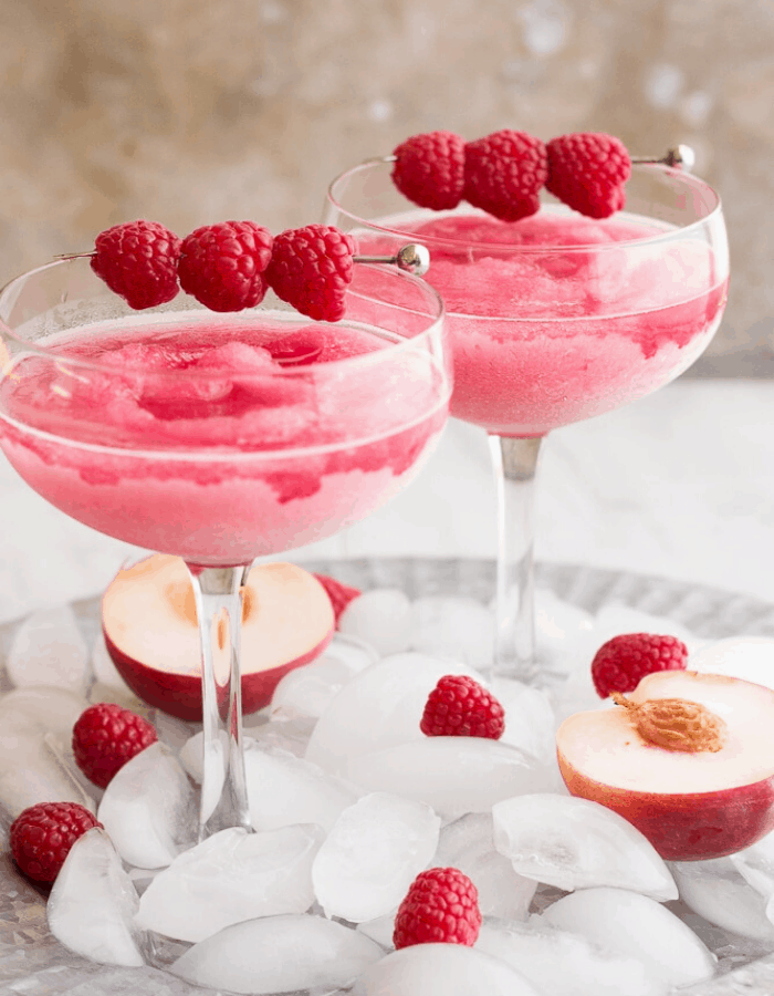 pretty and pink cocktails