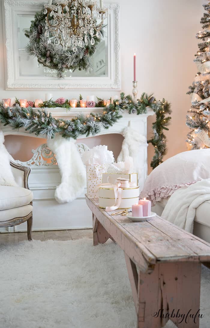 Blush Pink Christmas - Secrets To A Beautiful Holiday - shabbyfufu.com