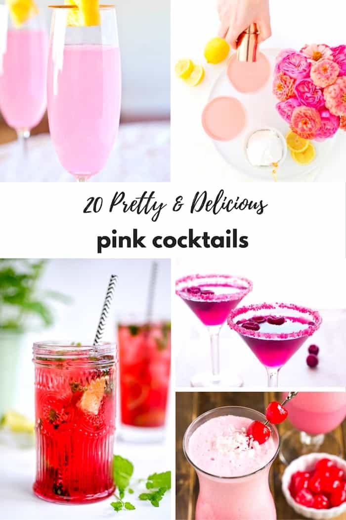 Pretty And Pink Cocktails – 20 Recipes