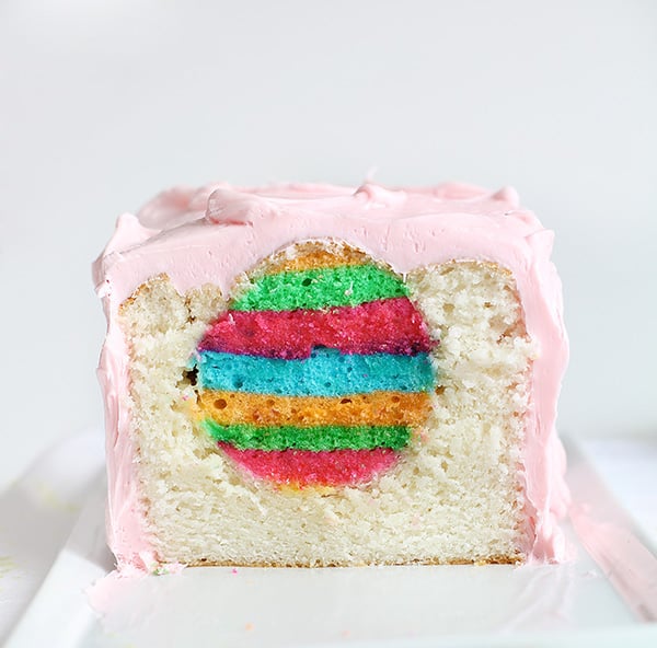 surprise cake with rainbow center cutest spring cakes cookies