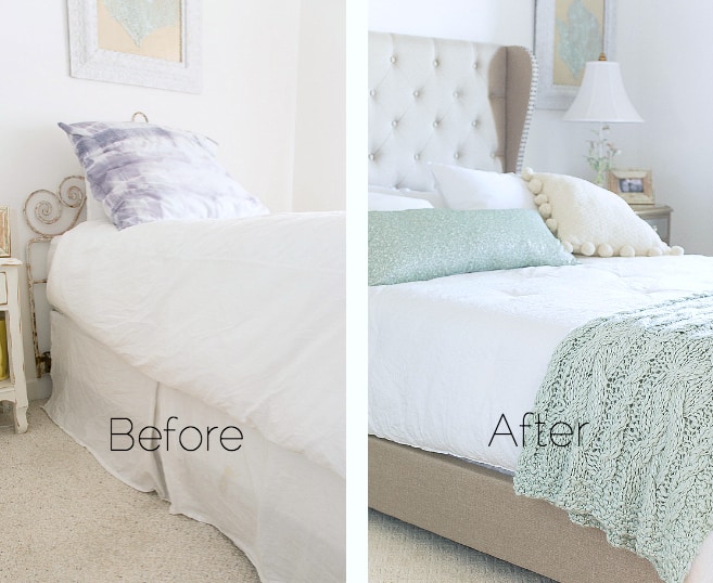 guest room design before after