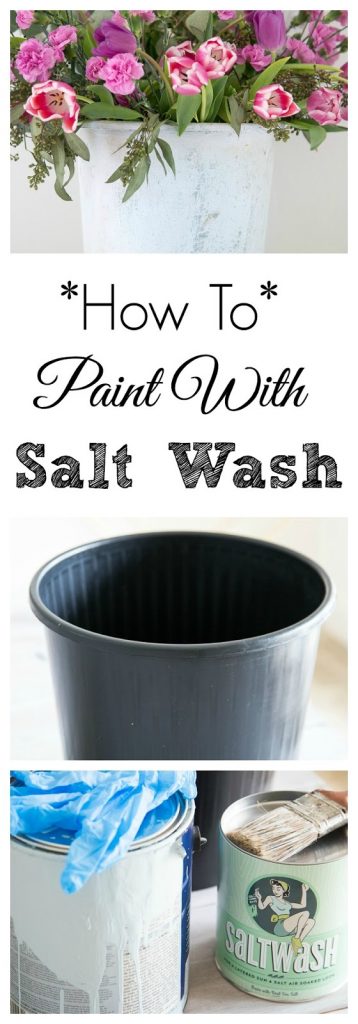 How To Use Saltwash Paint Additive For Upcycling