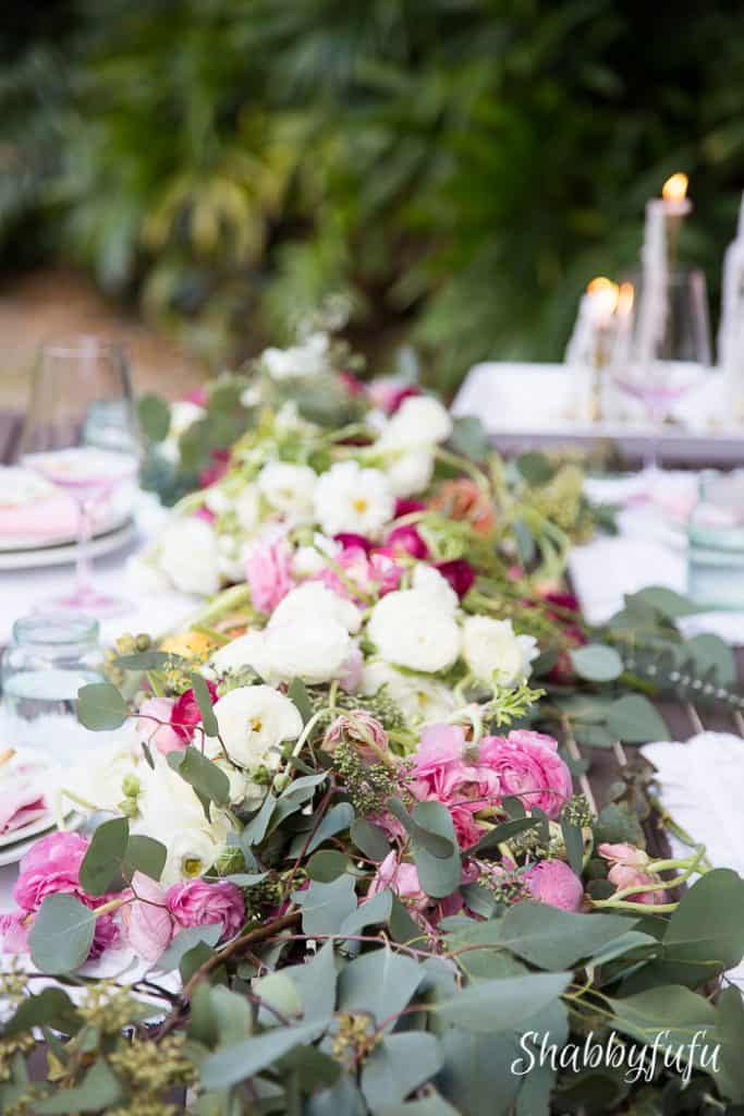 wedding table flowers ideas