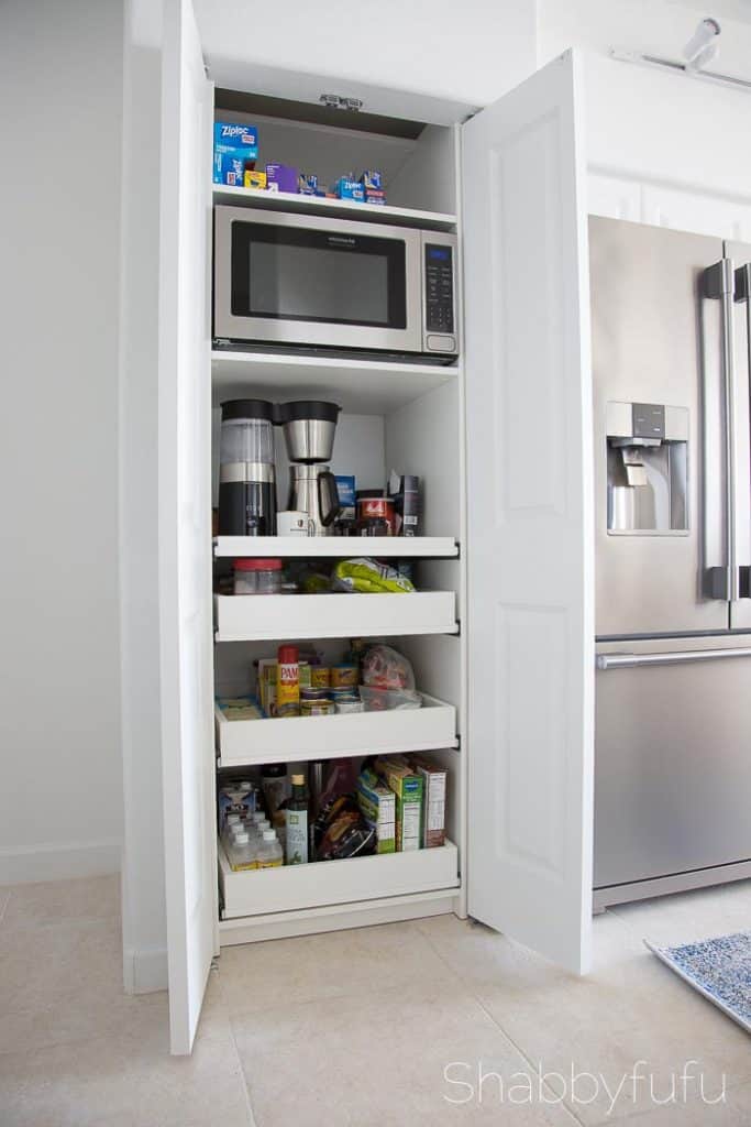 How To Build A Hidden Coffee Station and Microwave
