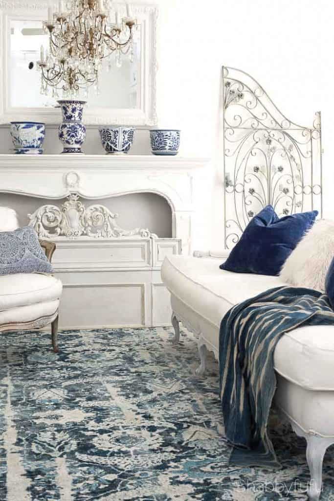 blue summer living room design french country 