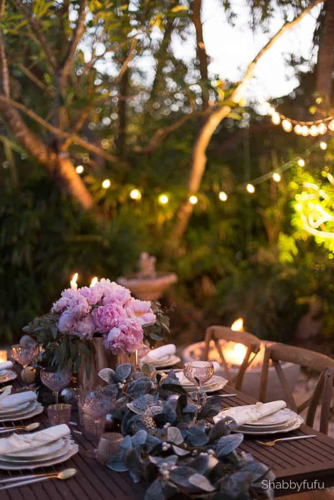 christmas party outdoor dining outdoor christmas ideas