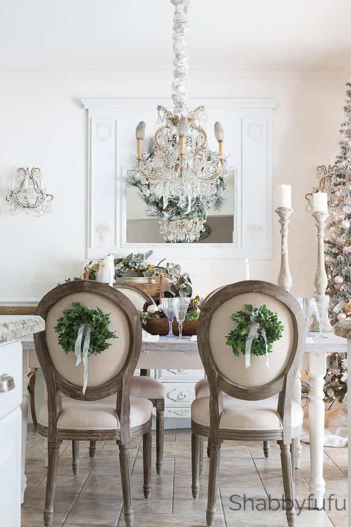 French Country Farmhouse Christmas - Style In Blue - shabbyfufu.com