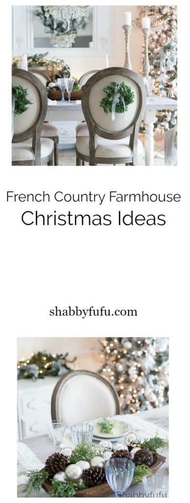 French Country Farmhouse Christmas - Style In Blue - shabbyfufu.com