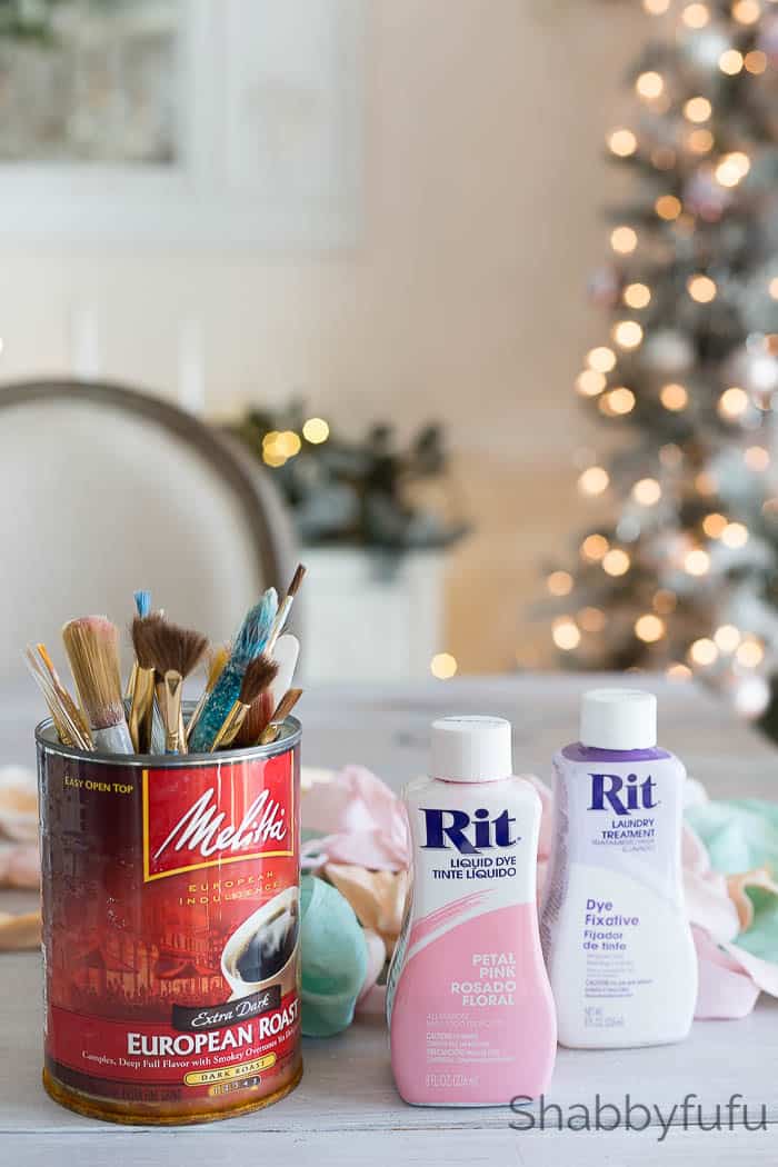 Learn How To Hand Paint Ribbon - Simple Techniques - shabbyfufu.com