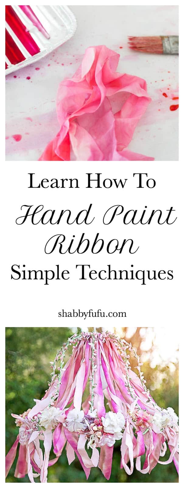 Learn How To Hand Paint Ribbon Simple Techniques