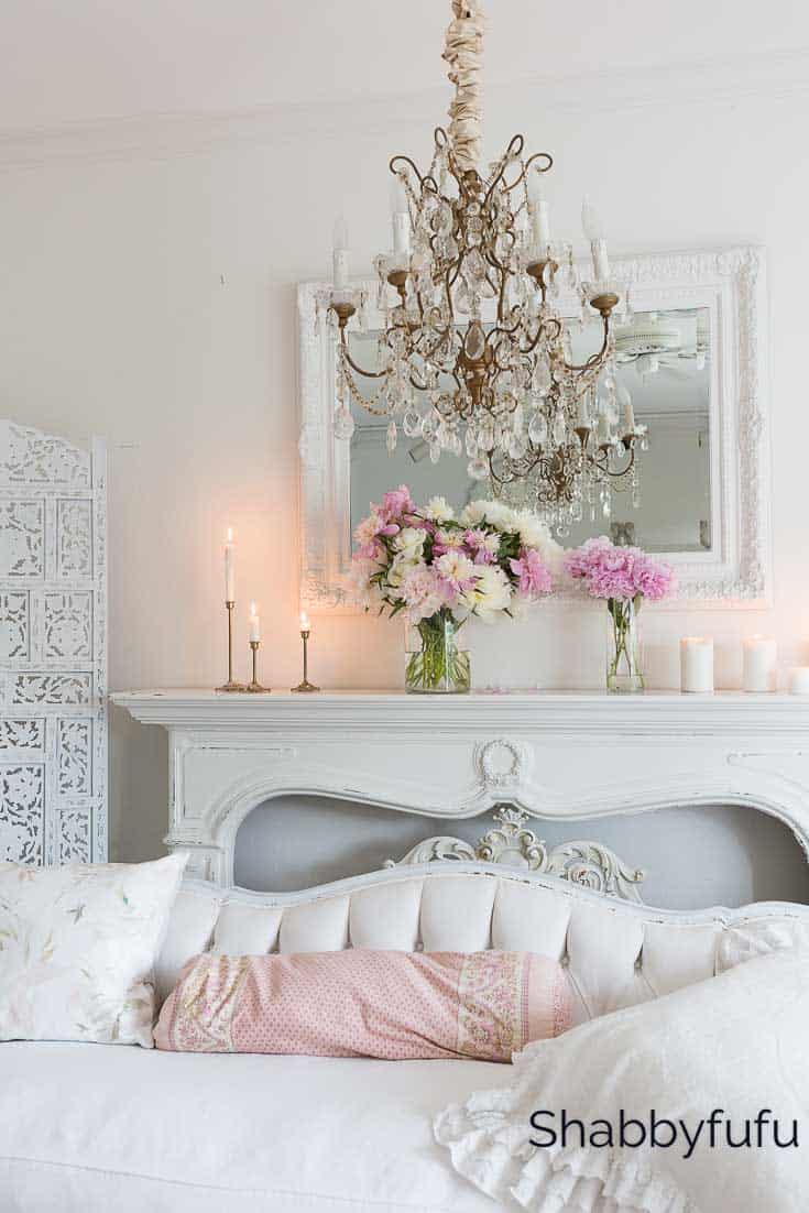 blush pink and white summer decorating ideas