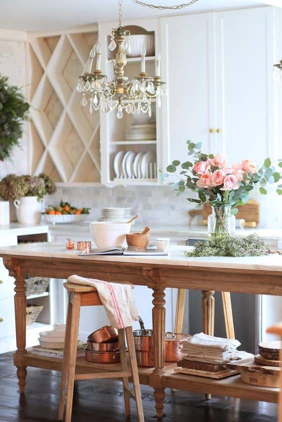 home decorating with soft colors kitchen