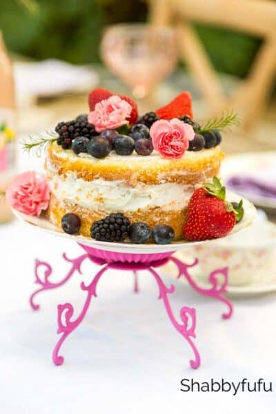 easy diy cake stands weddings