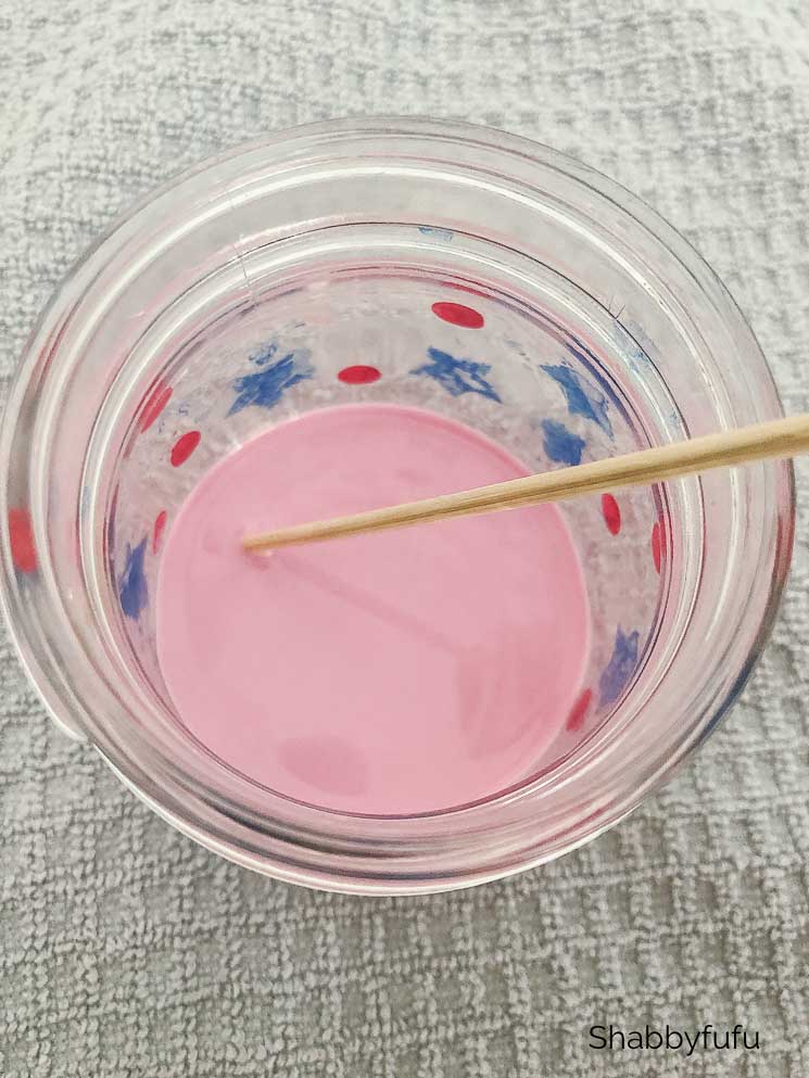 ombre candle painting wax
