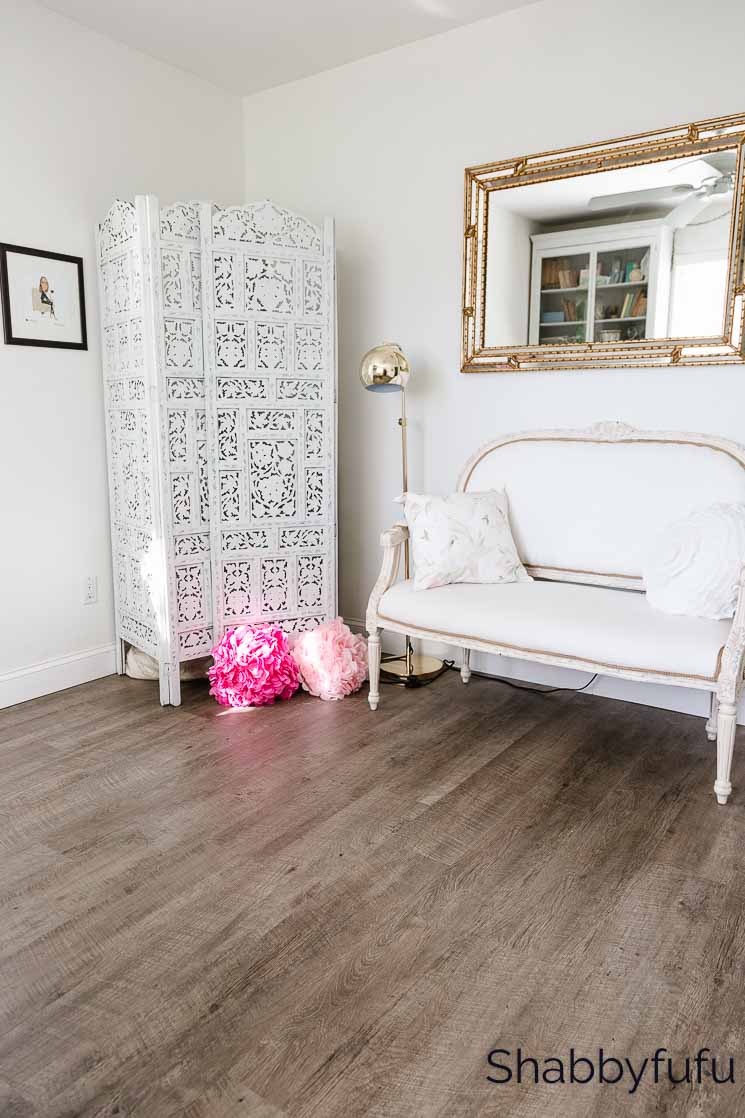 shabbyfufu home office LifeProof flooring room reveals