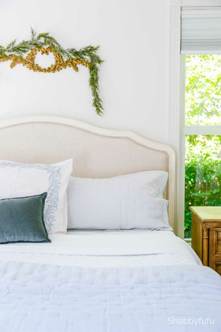 Summer Bedroom Tips - Soft French Country Style - shabbyfufu.com