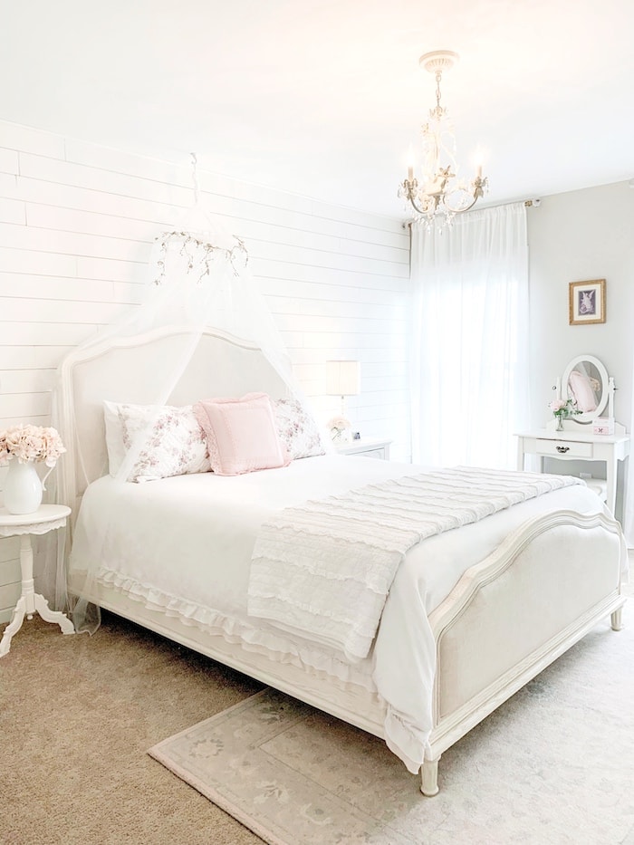 sweet feminine bedroom