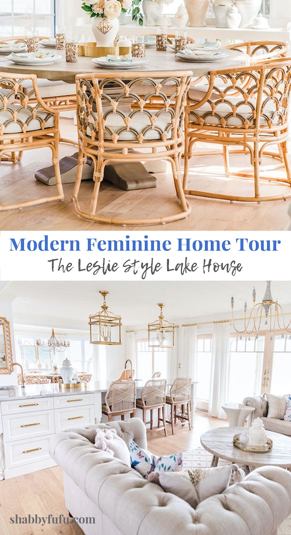 modern feminine home tour the leslie style
