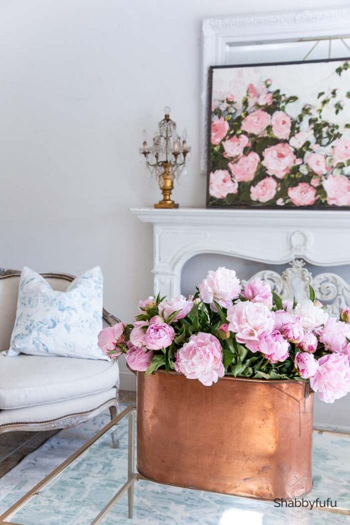 The Art Of Arranging Peonies & Tips - shabbyfufu.com