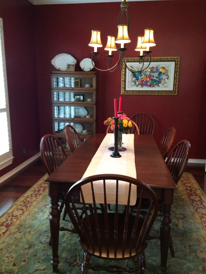 outdated dining room