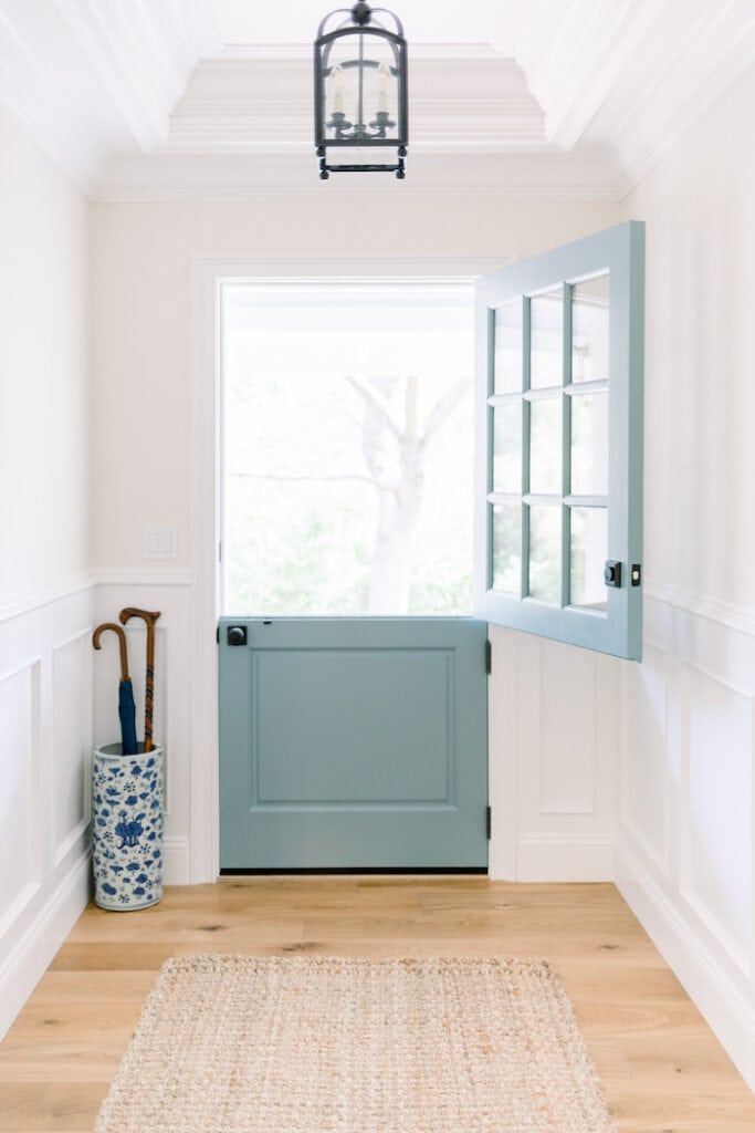 blue dutch door