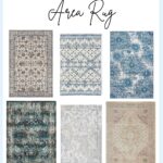 collage of chic area rugs