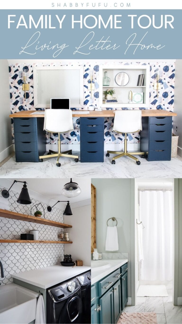 DIY Makeover Ideas - A Family Home Tour: Living Letter Home