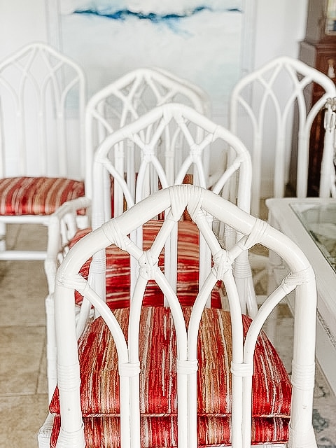 vintage rattan chairs