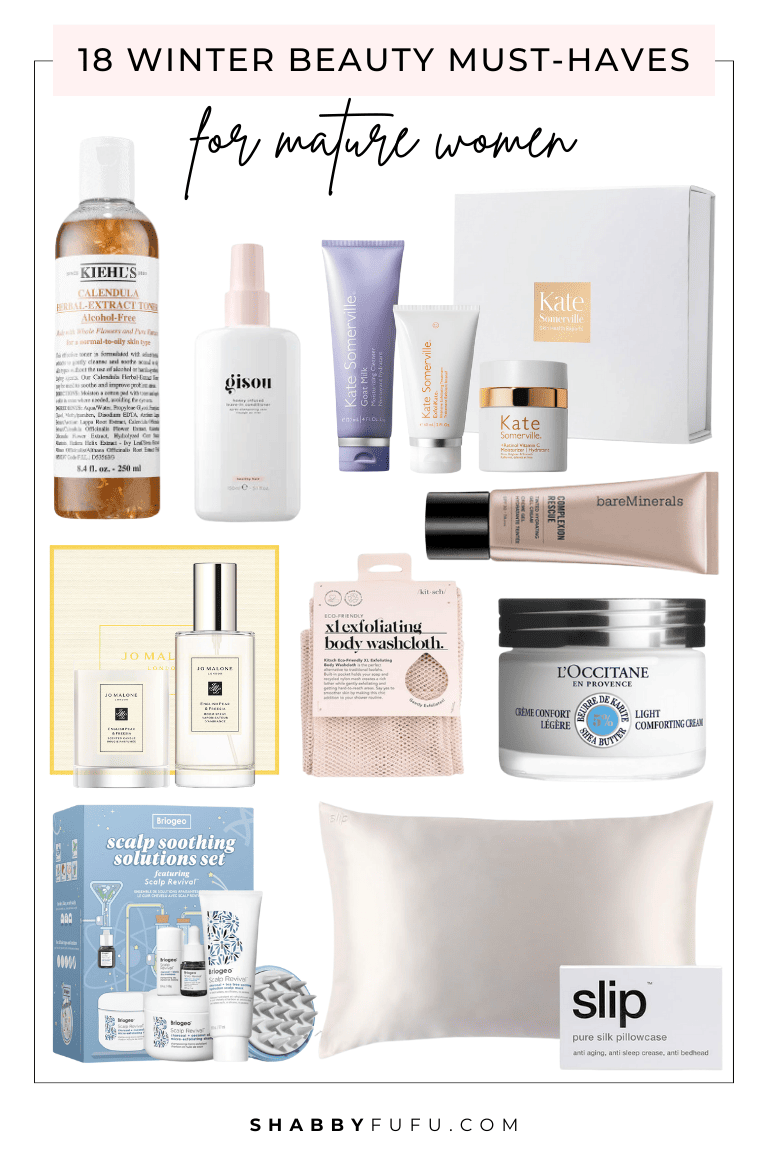 18+ Winter Beauty Must-Haves for Mature Women Over 50/60