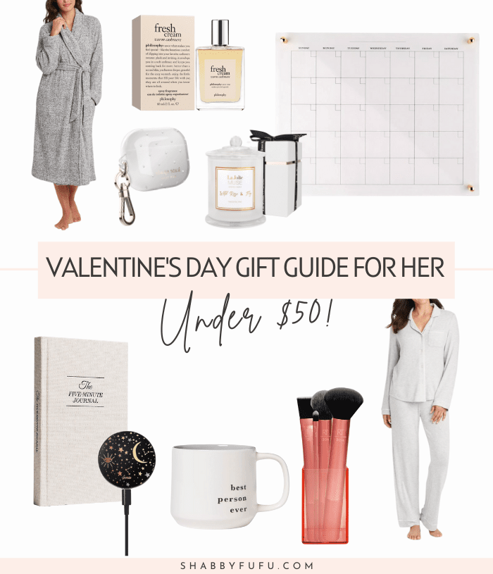 Valentines Day Gift Guide for Her Under $50
