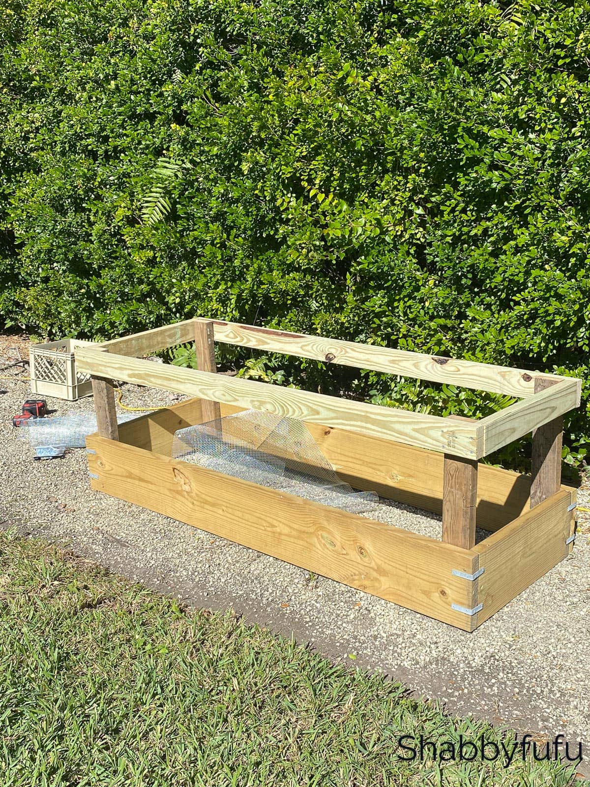 How To Build A Raised Covered Vegetable Garden 