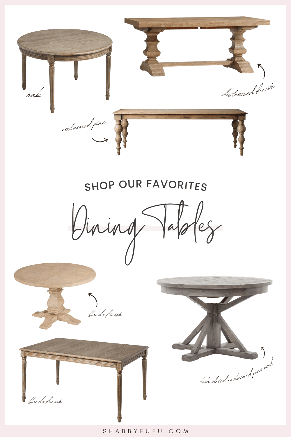 shopping guide for dining tables