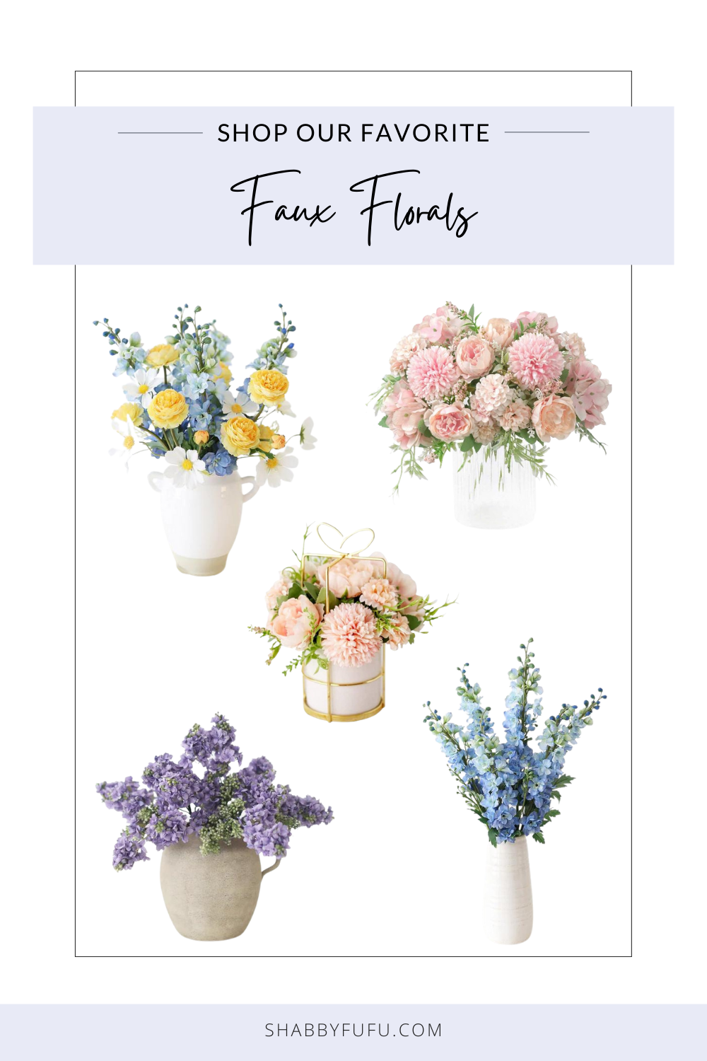 the best faux florals