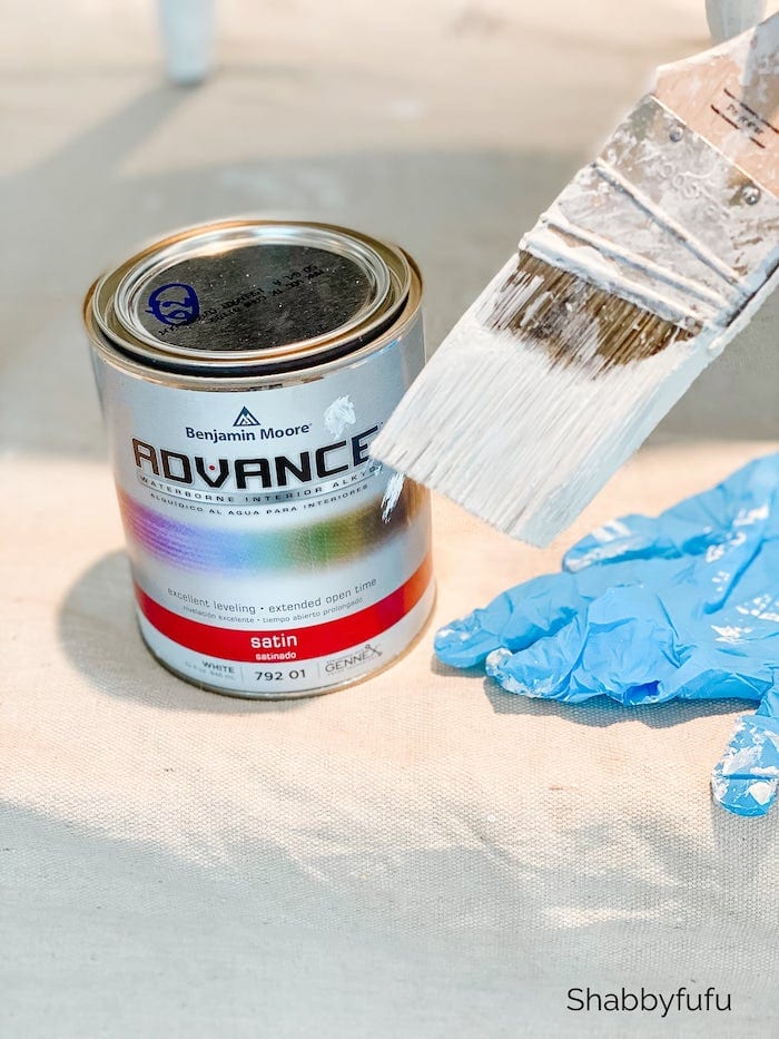Benjamin Moore advance paint for furniture
