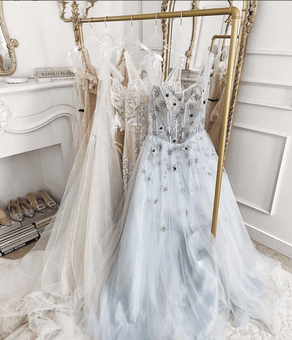 chateau inspired home tour gowns