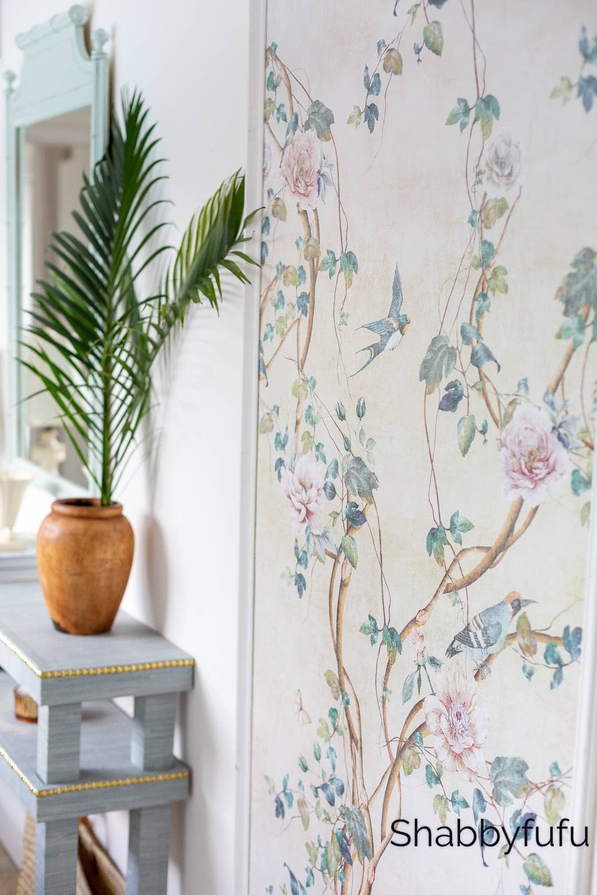 Chinoiserie Gracie wallpaper dupe