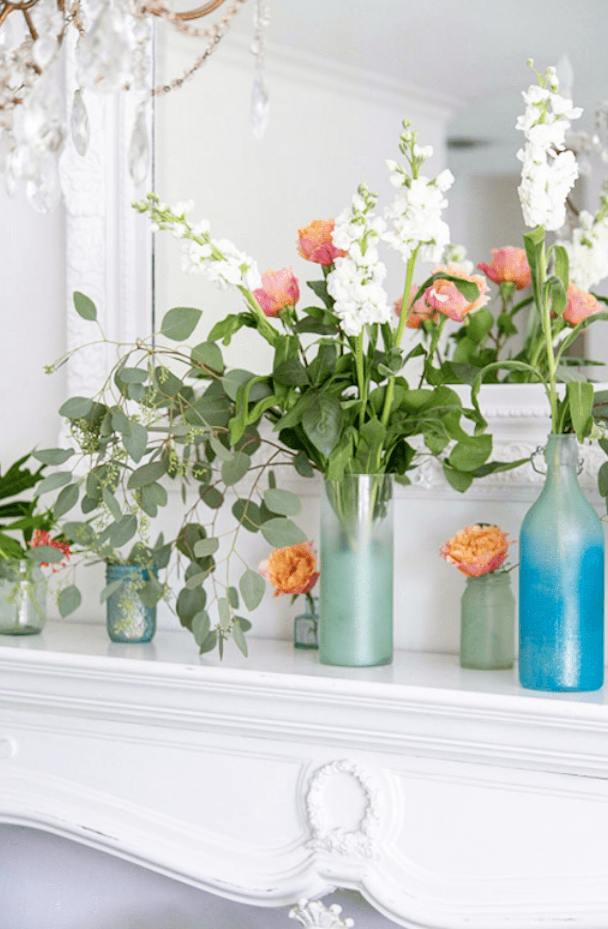 summer decorating ideas details with bottles