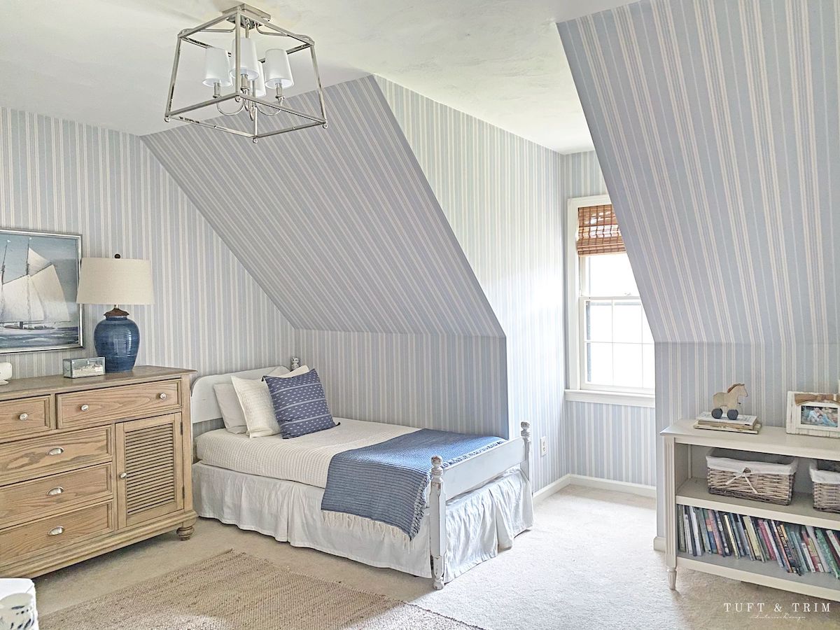 boy bedroom in a French country style house