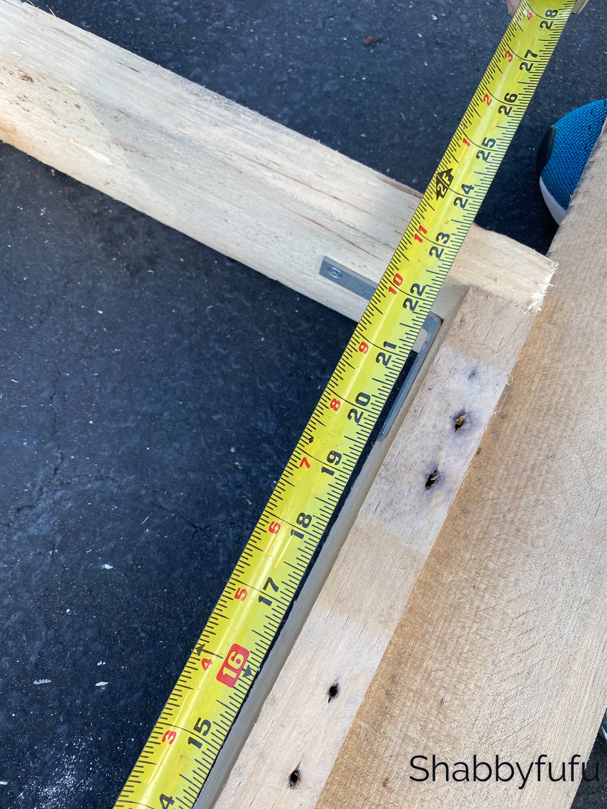 measuring wood dimensions