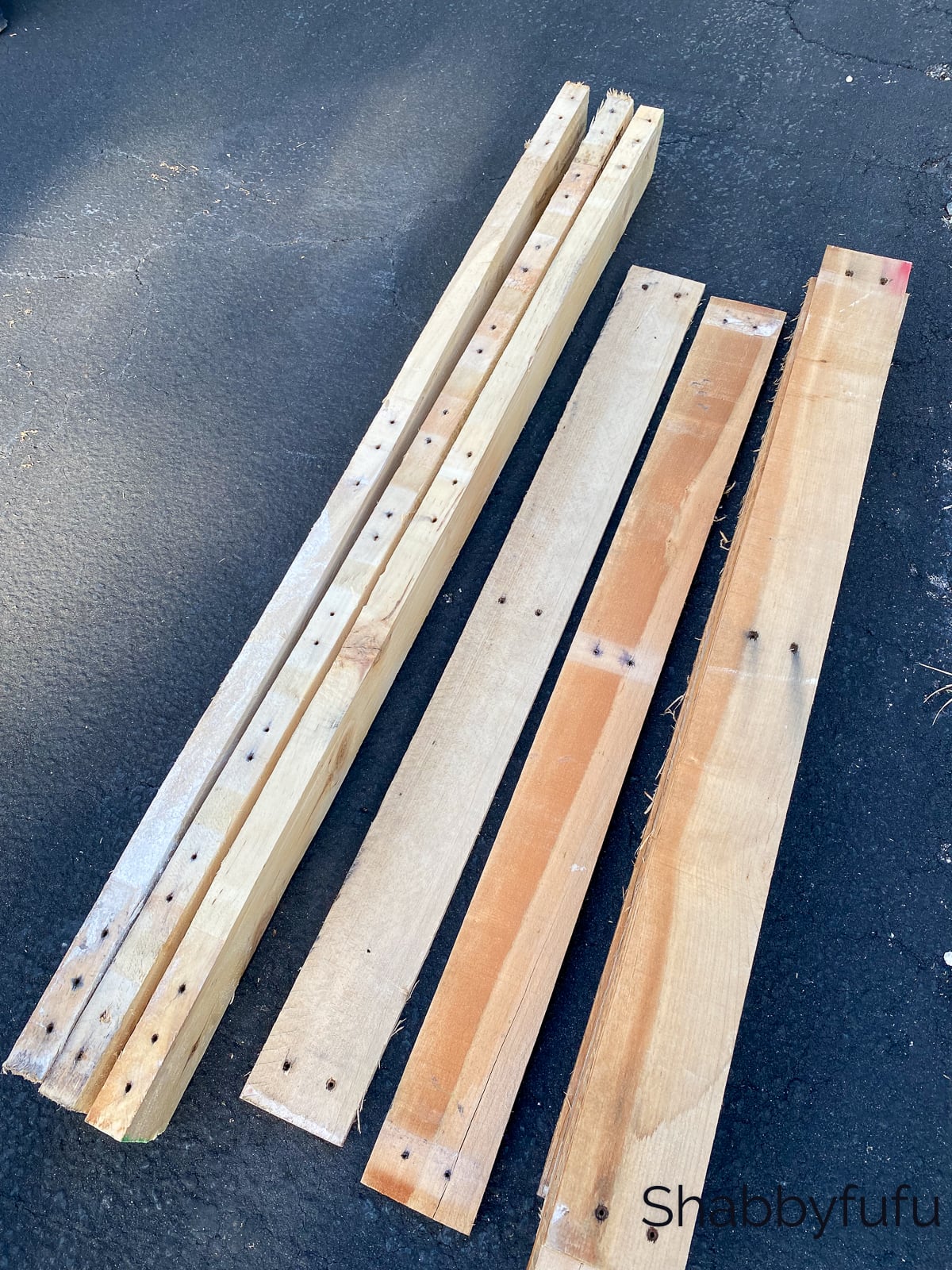 pallet wood planks